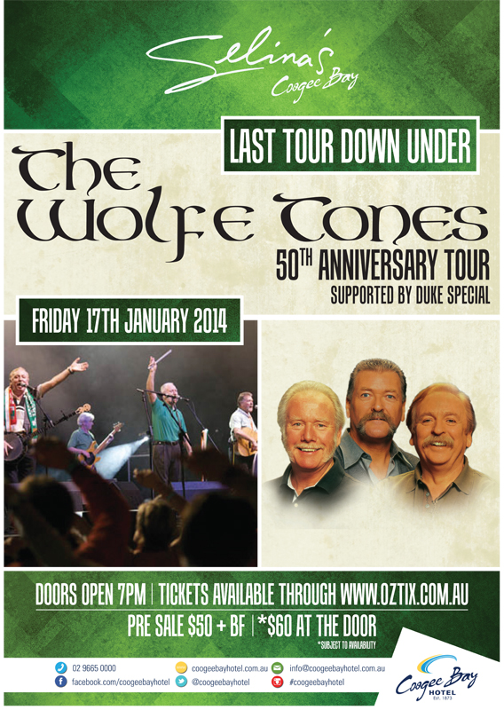 wolfe tones tour 2023 uk london