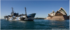 Sea Shepherd arrives in Sydney.