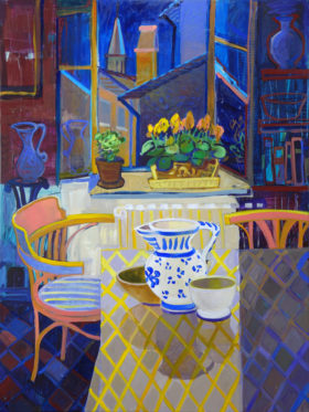 CHRISTINE-WEBB_Summer-Night-Sansepolcro_107x76cm